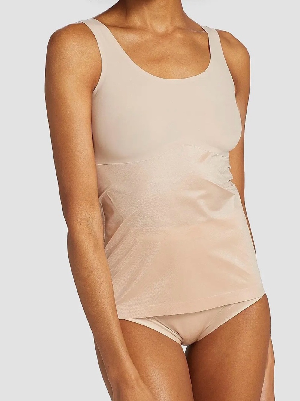 SPANX Seamless Shaping Tank Beige Size Large